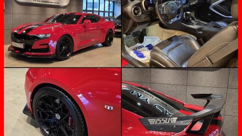 쉐보레 더뉴카마로 SS 6.2 V8 볼케이노 레드
